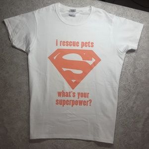 Womens Novelty Pet Rescue Top